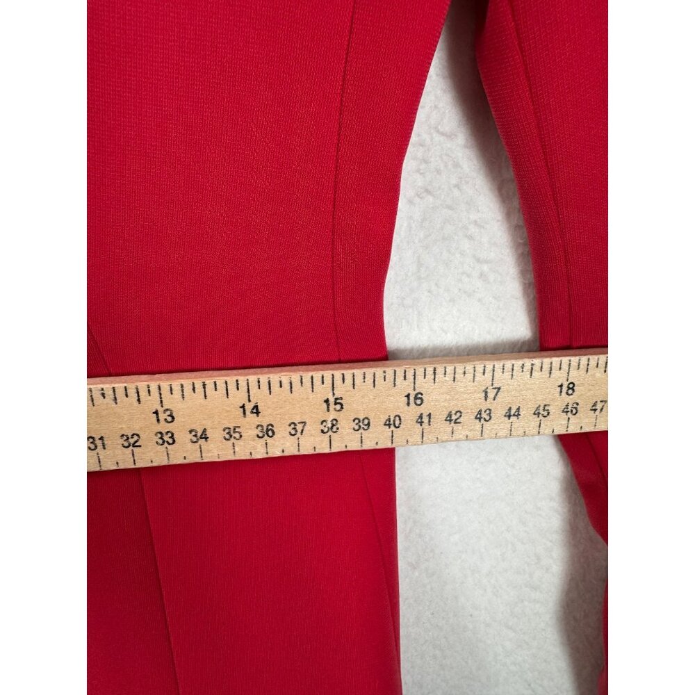 Red Single-Button Blazer - Picture 6 of 9